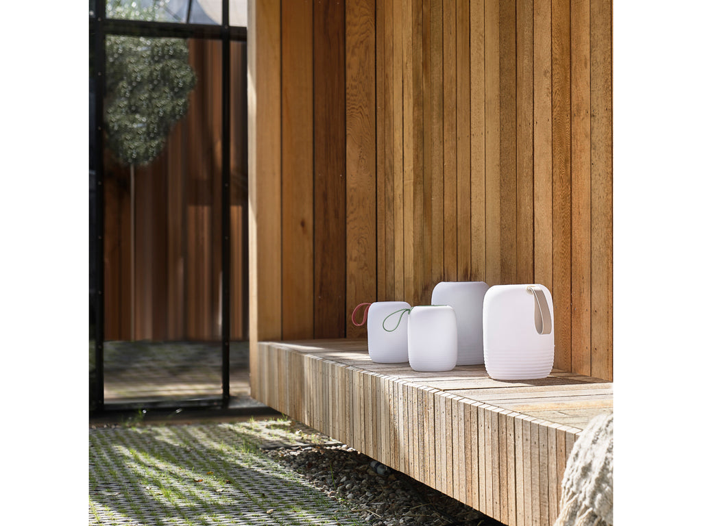 Villa Collection Hav LED Lamp met luidspreker Dia 12,5 x 15,5 cm Wit/Groen - Accessoire Loods
