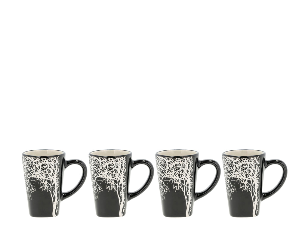 Villa Collection Hela Espressokop Dia. 5,5 x 8 cm 0,1 liter 4 st. Zwart - Accessoire Loods