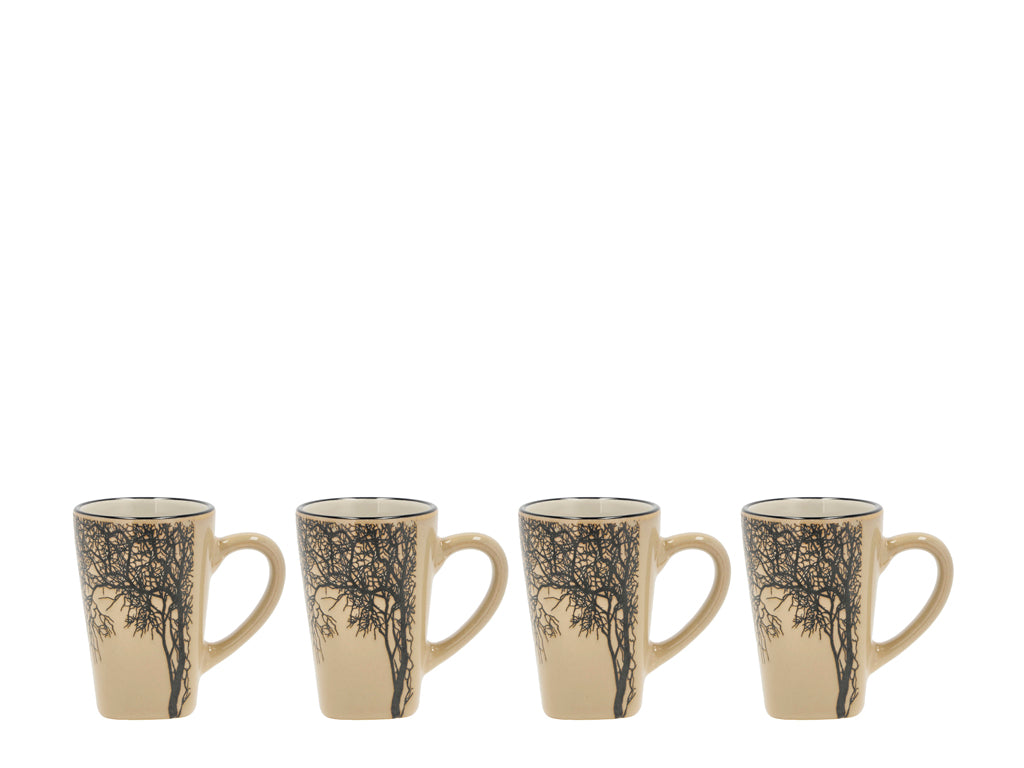 Villa Collection Hela Espressokop Dia. 5,5 x 8 cm 0,1 liter 4 st. Bruin - Accessoire Loods