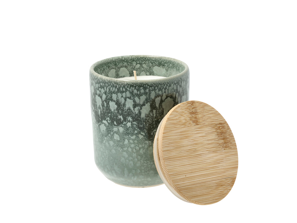 Villa Collection Iris Coconut Mango Geurkaars Dia 8 x 9,5 cm Groen