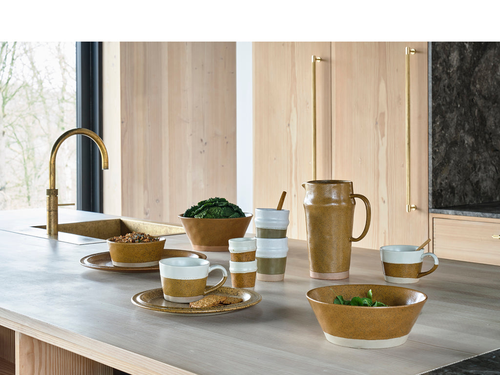 Villa Collection Evig Serveerschaal Dia 19 x 8,5 cm Amber - Accessoire Loods