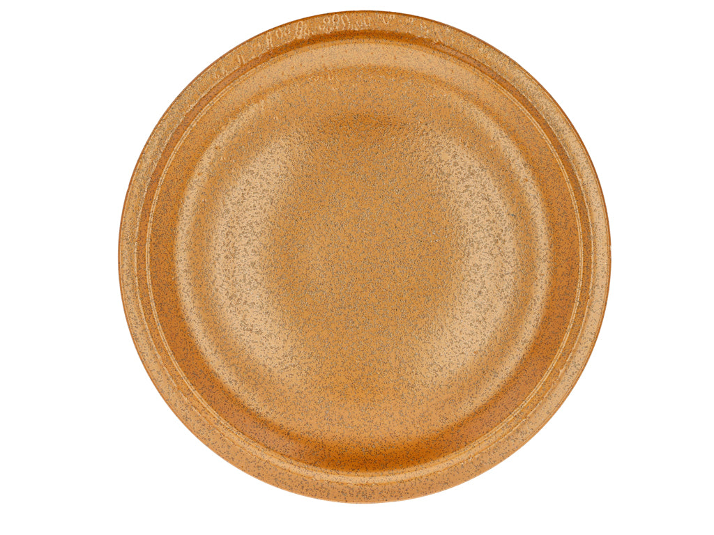 Villa Collection Evig Serveerschotel Dia 33 x 2,6 cm Amber - Accessoire Loods
