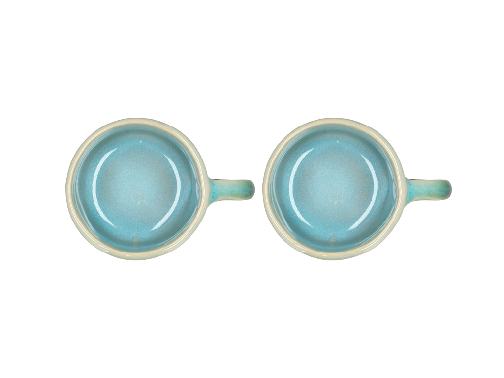 Villa Collection Allure Espressokop Dia 6,5 x 5,1 cm 0,08 liter 2 stuks Groen/Blauw