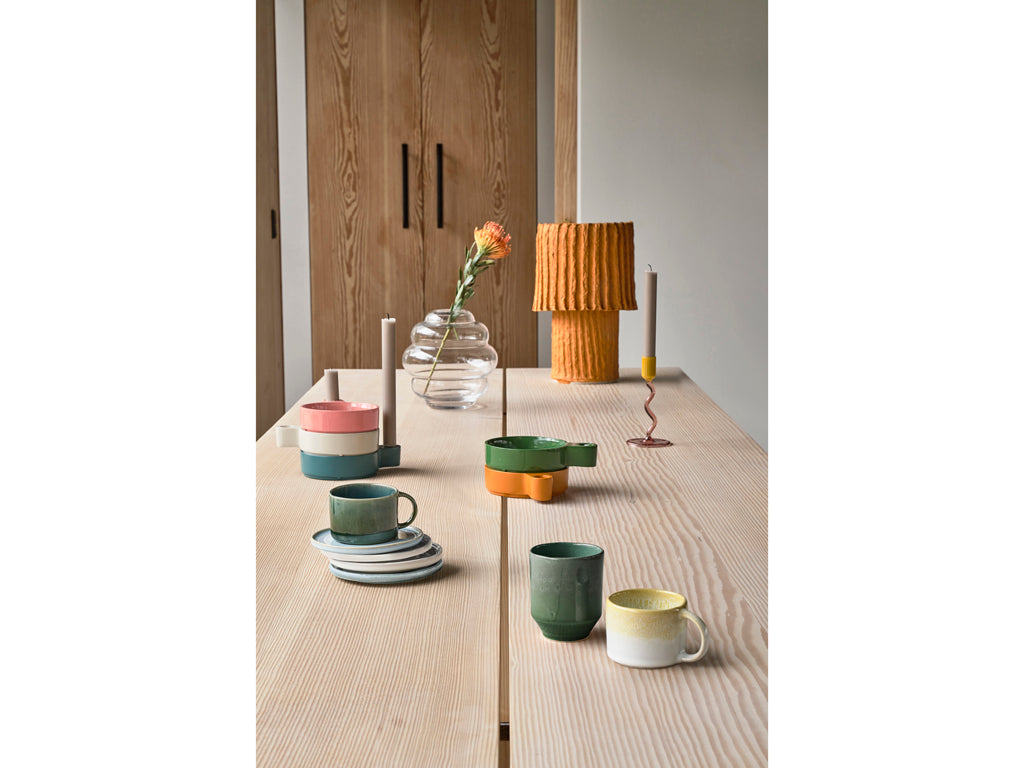 Villa Collection Allure Espressokop Dia 6,5 x 5,1 cm 0,08 liter 2 stuks Groen/Blauw