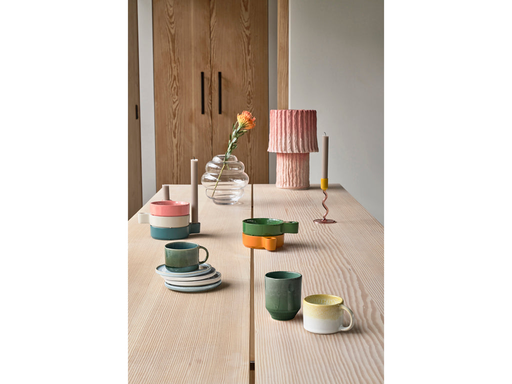 Villa Collection Allure Espressokop Dia 6,5 x 5,1 cm 0,08 liter 2 stuks Groen/Blauw