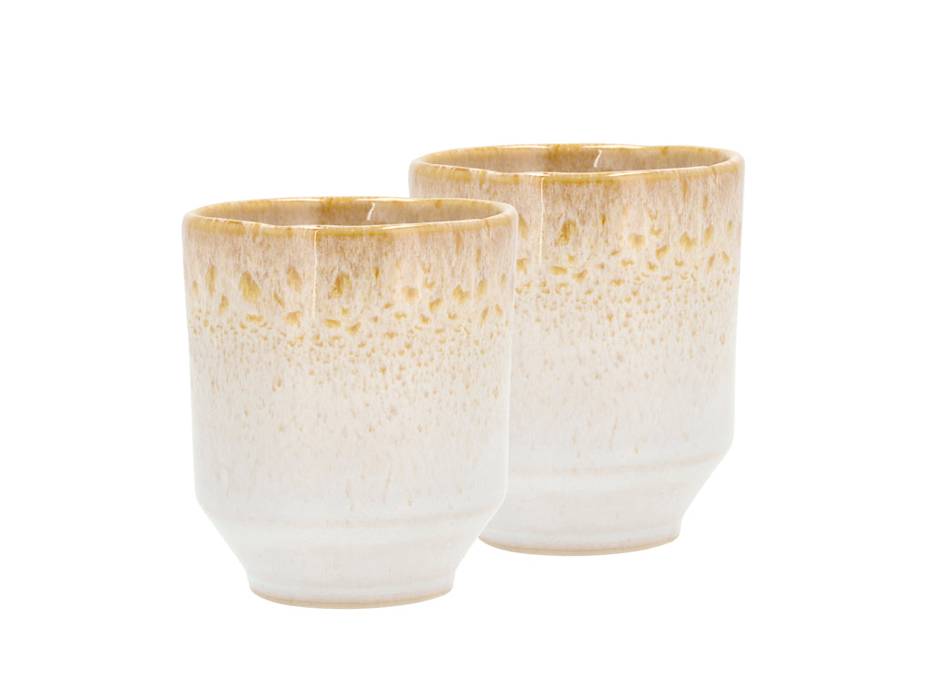 Villa Collection Allure Mok Dia 7,5 x 9 cm 0,18 liter 2 st. Crème/Sand