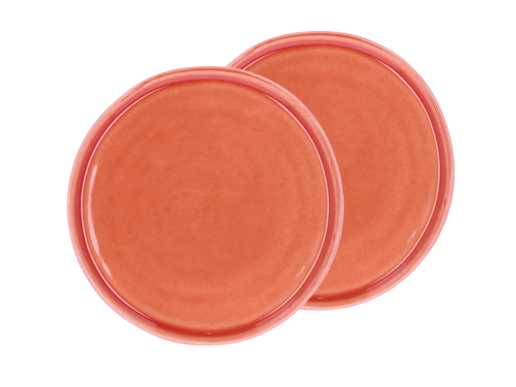 Villa Collection Allure Taartbord Dia 17 x 2 cm 2 st. Amber