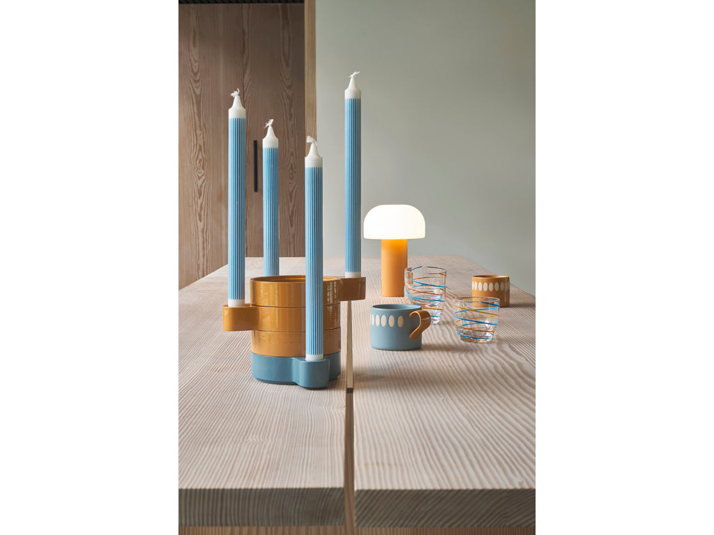 Villa Collection Styles Mok met handvat Dia 11,5 x 6,5 cm 0,2 liter 2 stuks Amber/Groen - Accessoire Loods