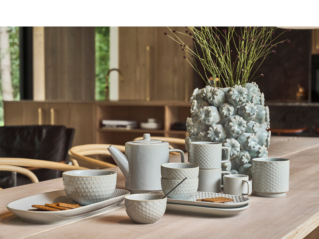 Villa Collection Elstra Theepot Lichtblauw - Accessoire Loods