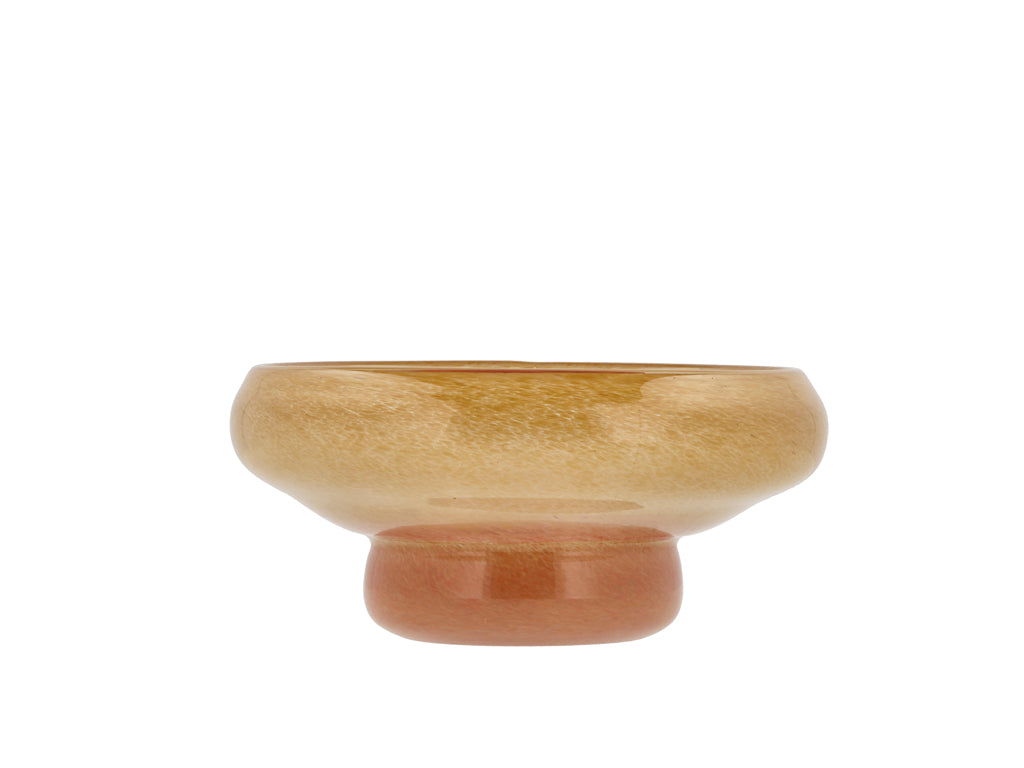 Villa Collection Aurora Kom Dia 22 x 9,5 cm Geel/Amber - Accessoire Loods