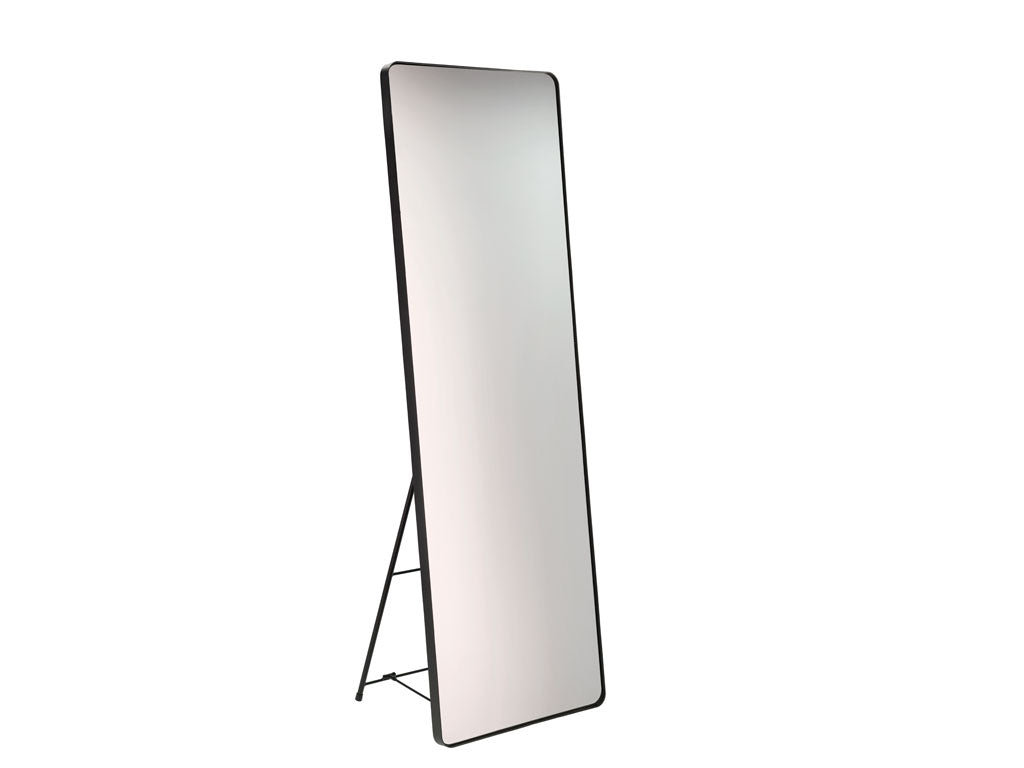 Villa Collection Denmark Verdal Staande spiegel met zwarte lijst 140cm - Accessoire Loods