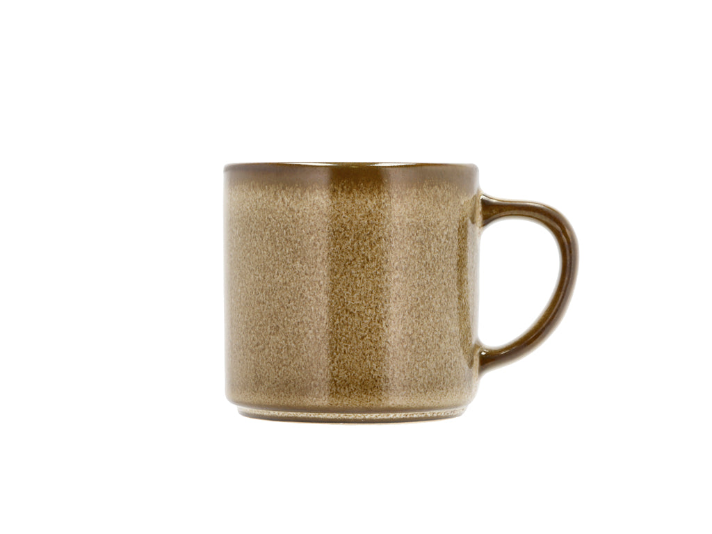 Villa Collection Styles Mok met handvat Dia 8,5 x 8,5 cm 0,4 liter Bruin - Accessoire Loods