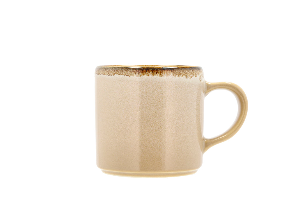 Villa Collection Styles Mok met handvat Dia 8,5 x 8,5 cm 0,4 liter Crème - Accessoire Loods