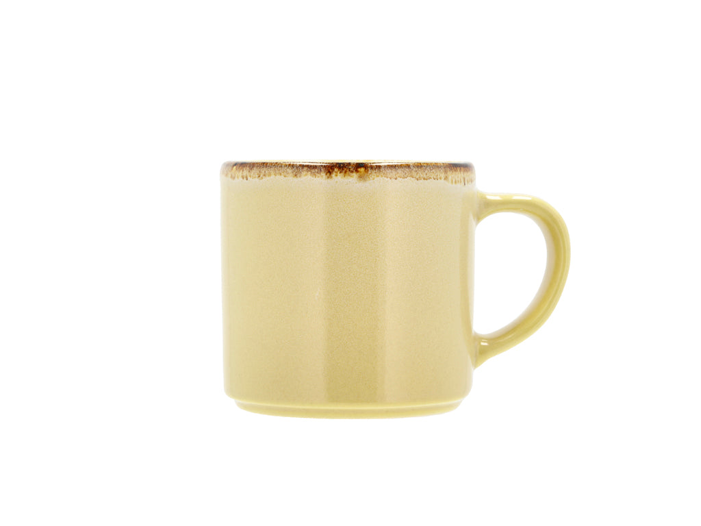 Villa Collection Styles Mok met handvat Dia 8,5 x 8,5 cm 0,4 liter Geel