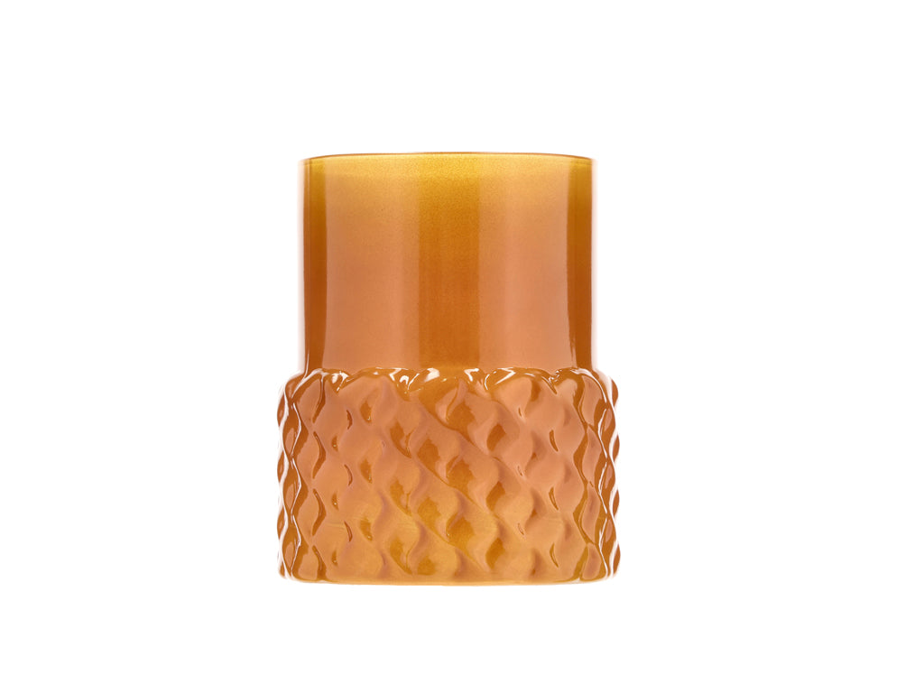 Villa Collection Glow Theelichthouder Dia 7,7 x 10 cm Amber - Accessoire Loods