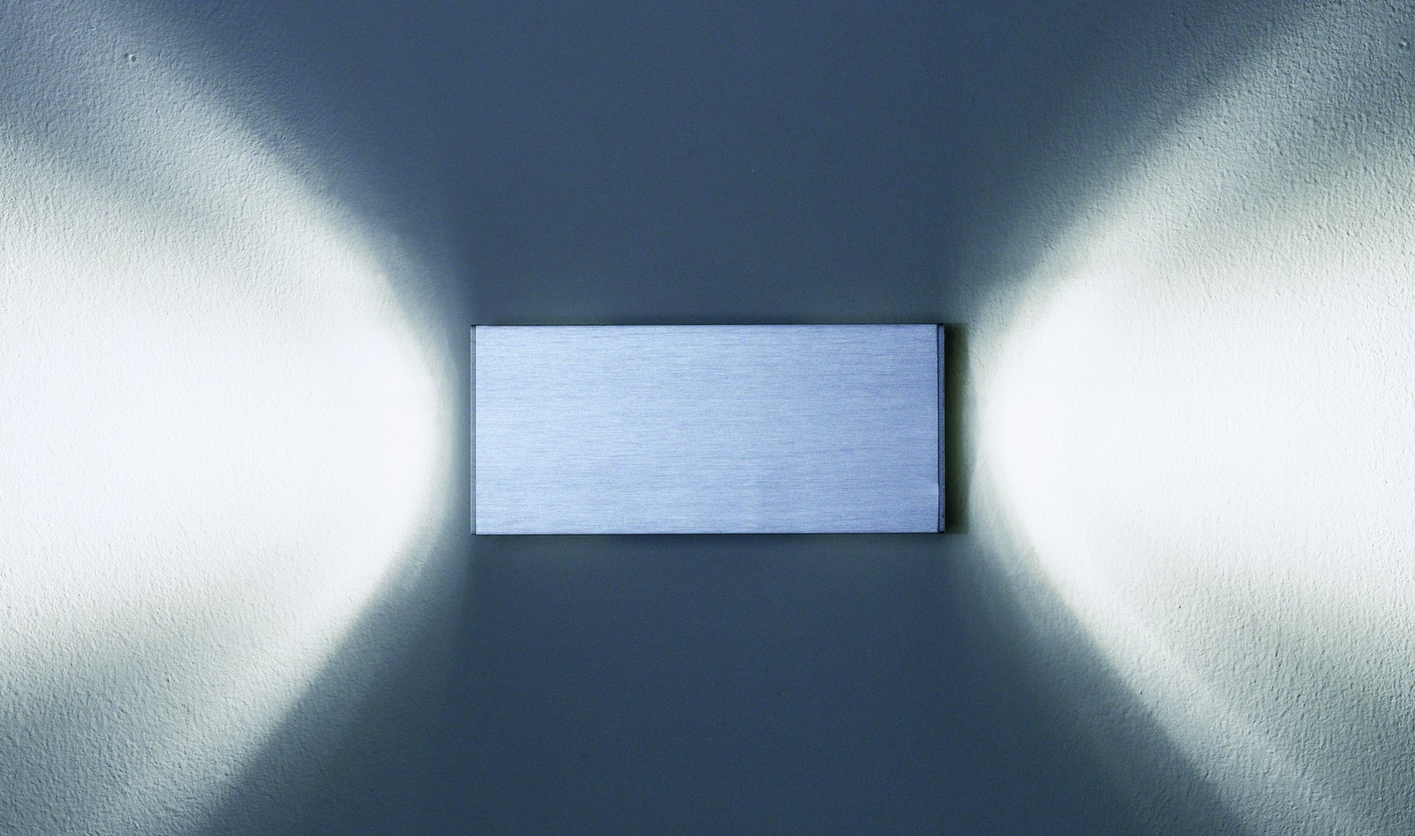 Dau 80 Wall lamp 2 x GU10 Brushed aluminum