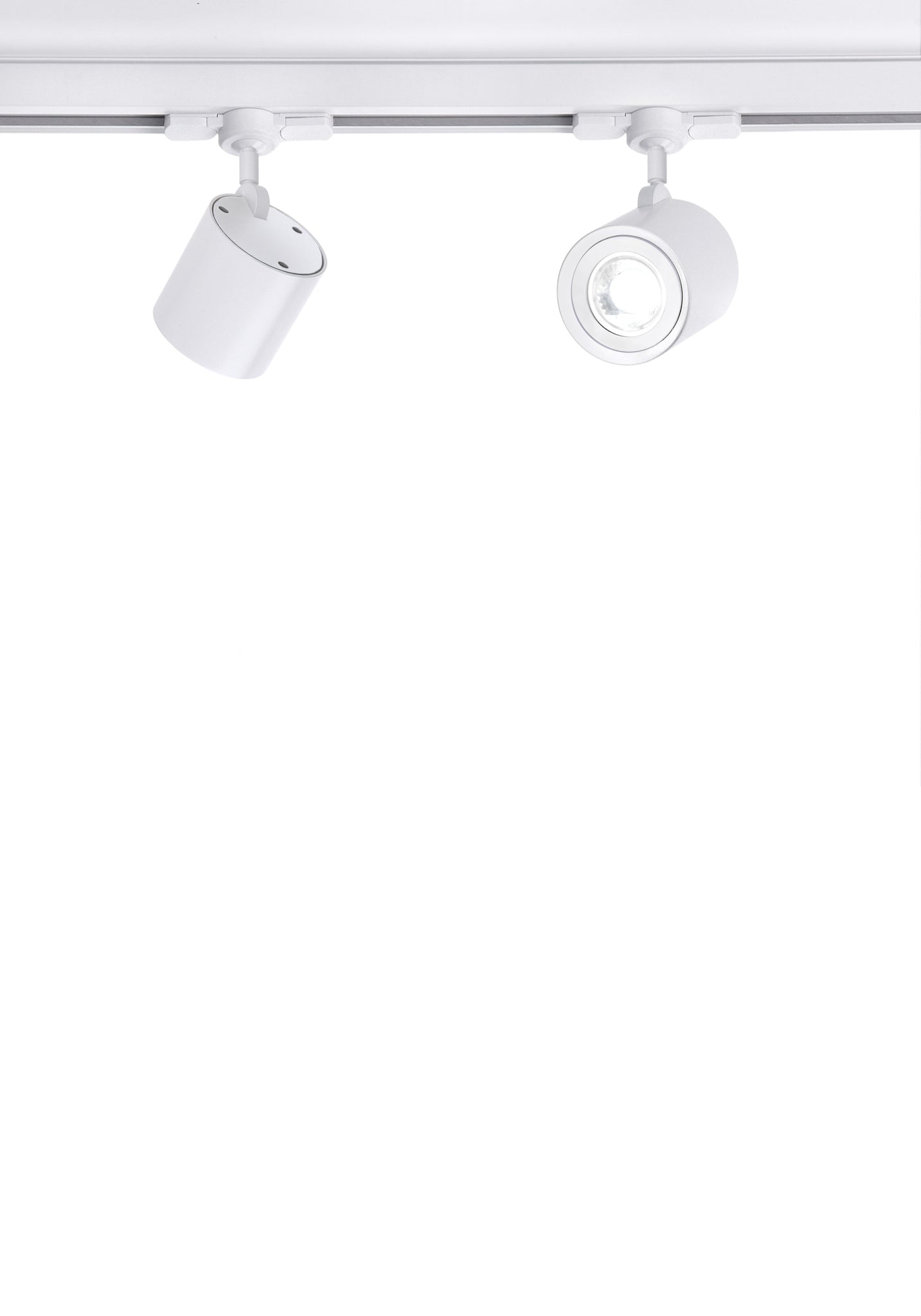 Kronn track spotlight 3P GU10 textured white