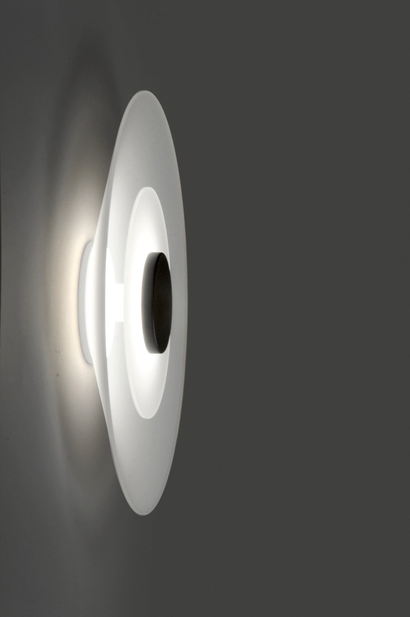 Halos Wall Lamp @ 36 cm Led DOB textured black