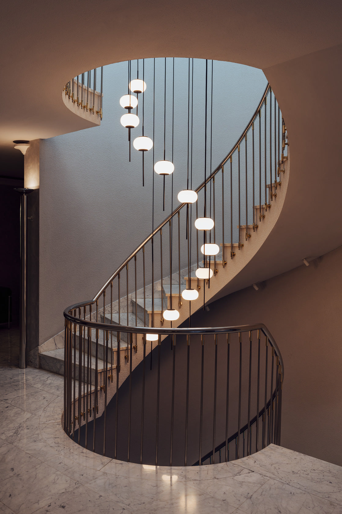 Astros Pendant 2 x G9 textured black without canopy