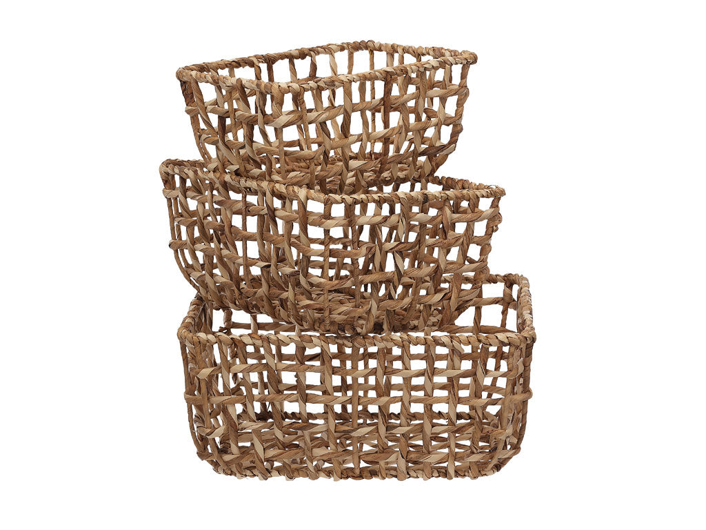 Villa Collection Tavaha Mand Set van 3 Natuur - Accessoire Loods