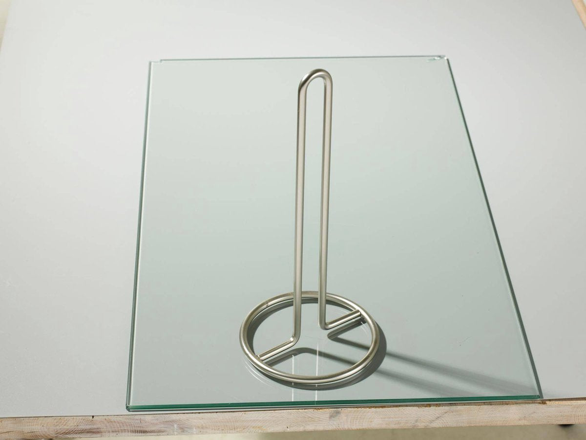 Keukenrolhouder mat staal - 31,5cm hoog - Accessoire Loods