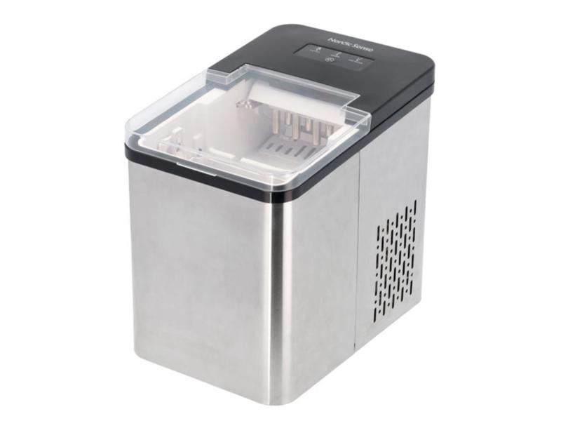 Nordic Sense ijsblokjesmachine, 1,8L, 100 watt, staal/zwart - Accessoire Loods