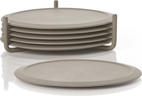 Zone Denmark - Singles - Houder met 6 onderzetters - Accessoire Loods