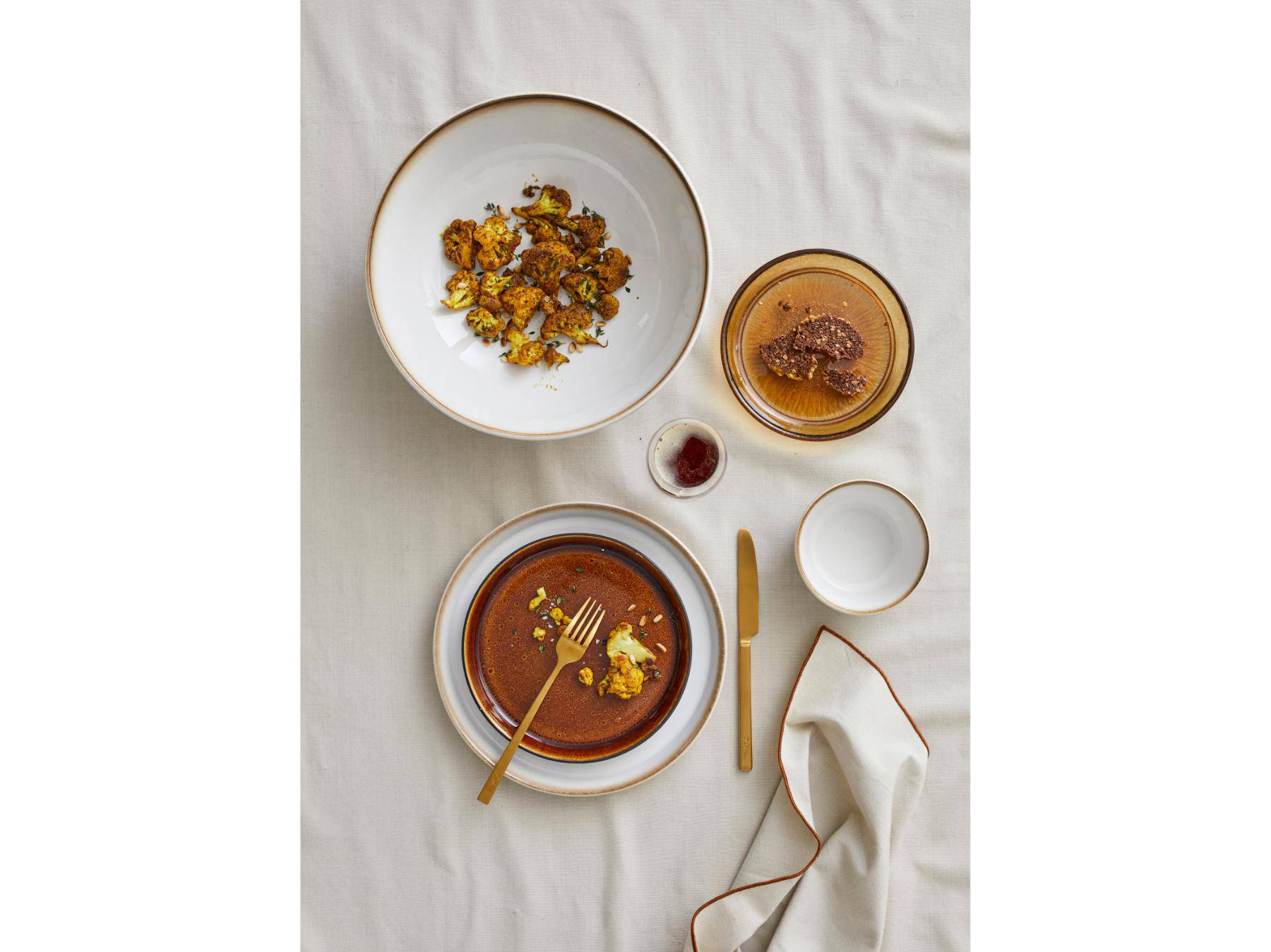 Bitz Bestekset messing met gematteerde afwerking (16 - delig) - BITZ - Accessoire Loods