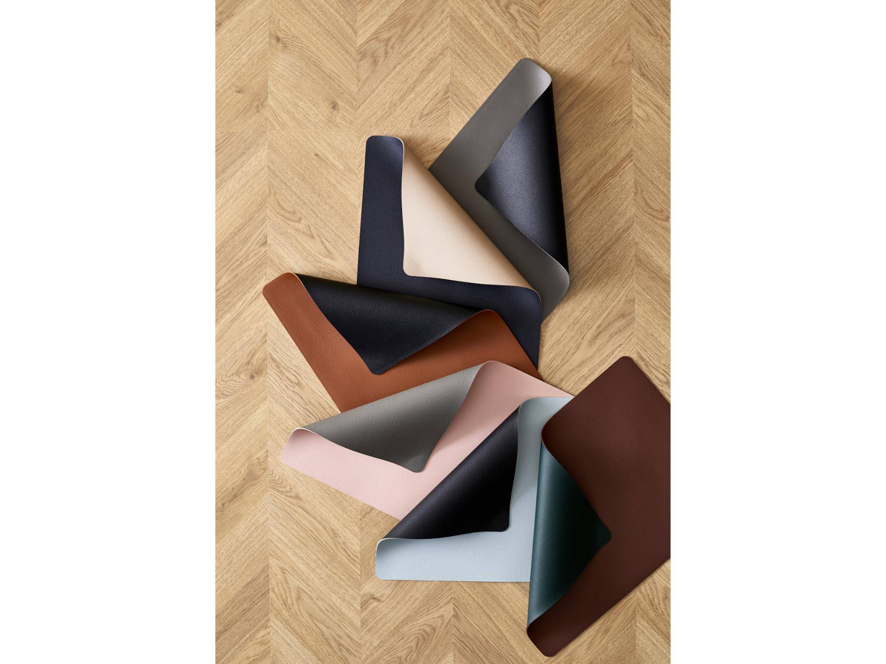 Bitz Placemat Zwart/ Bruin (set van 4) - BITZ - Accessoire Loods