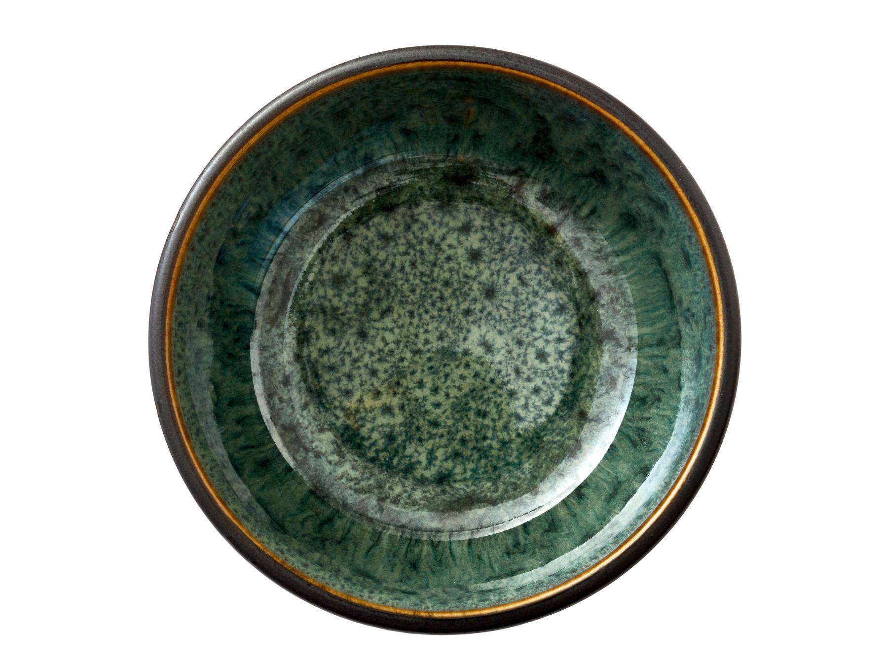 Bitz schaaltjes van zwart aardewerk, met diverse kleuren binnenwerk - 10 cm - set van 4 stuks (in prachtige gift box) - BITZ - Accessoire Loods