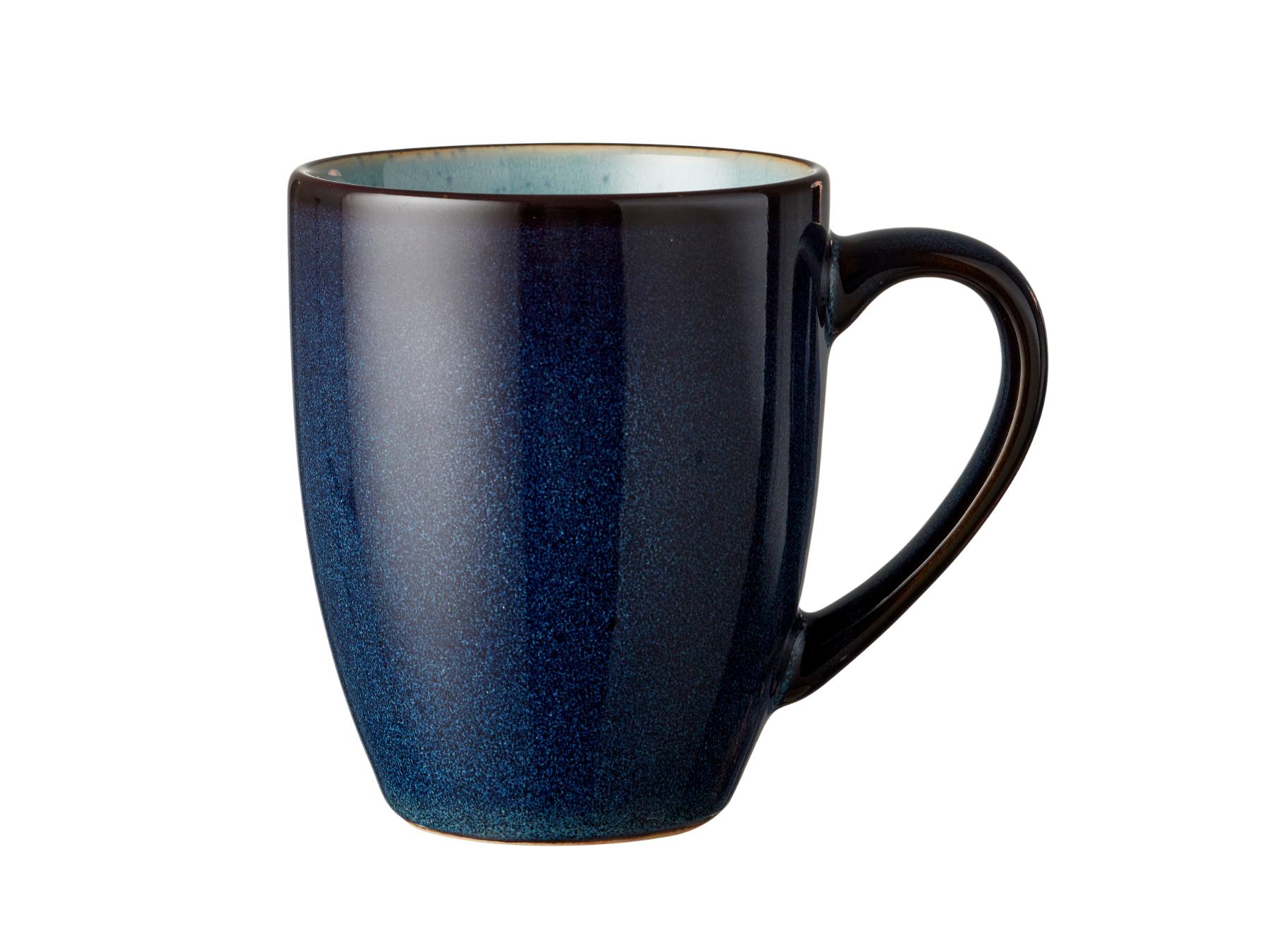 Koffiemok / theemok (300ml) - Verschillende kleuren binnen - en buitenkant (4 - delig) - BITZ - Accessoire Loods