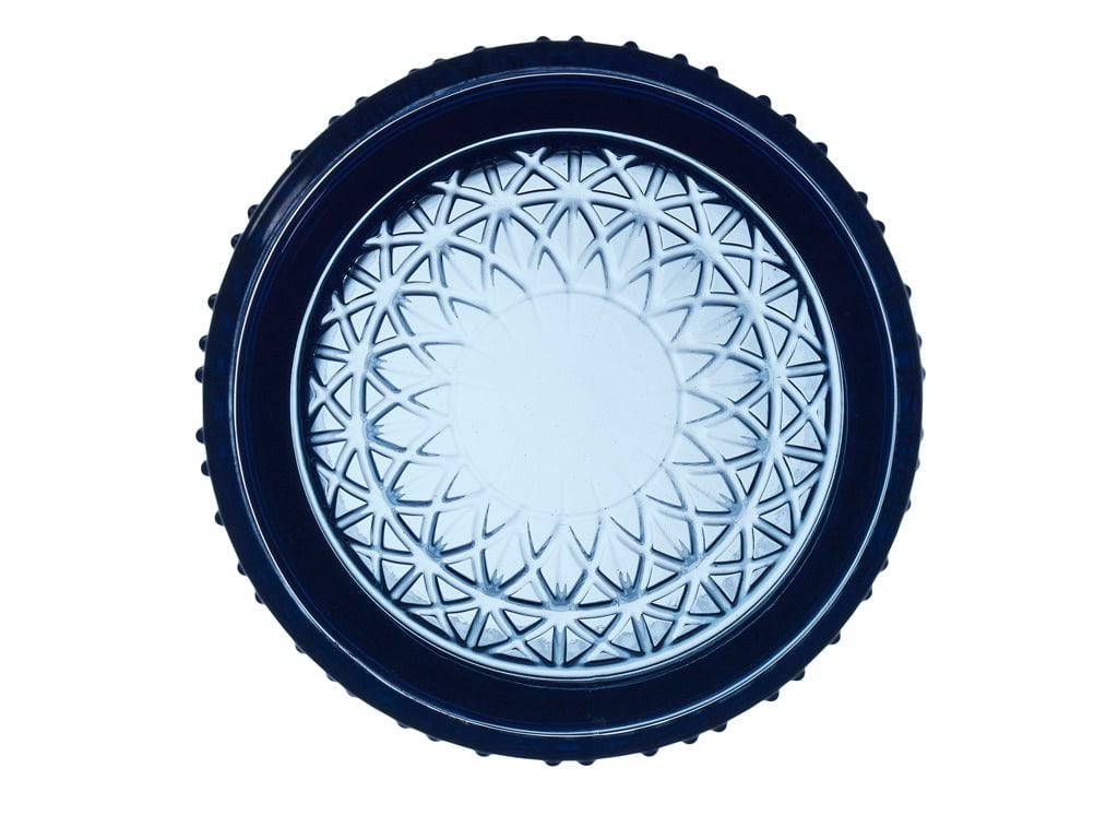 Bitz Waterglas Kusintha 280 ml - kleur Blauw - set van 4 stuks - stapelbaar - Accessoire Loods
