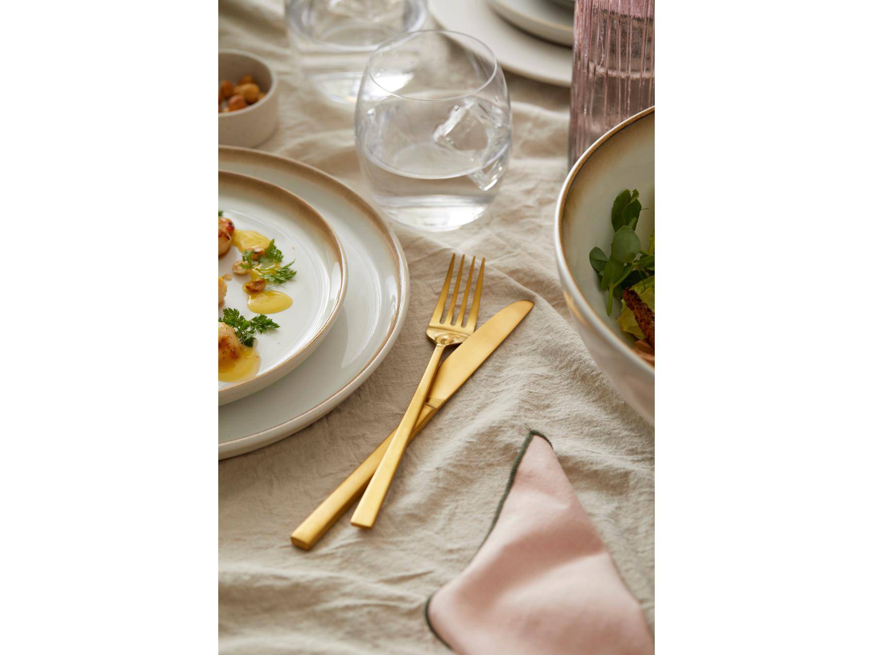 Bitz Bestekset messing met gematteerde afwerking (16-delig) - Accessoire Loods
