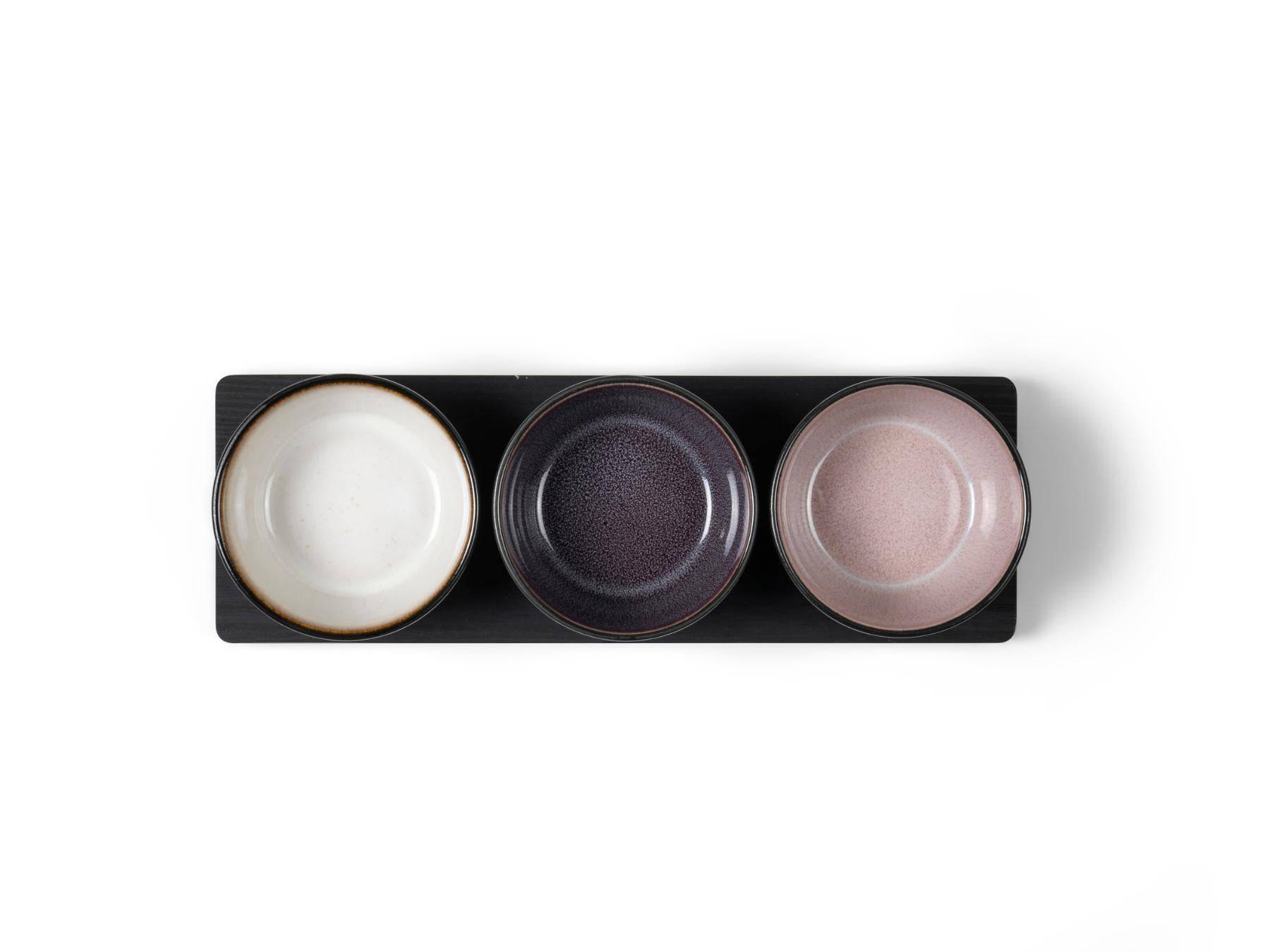 Set van 3 schaaltjes