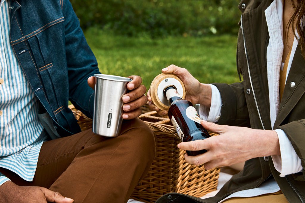 Black+Blum Stainless Steel Cup - RVS bekers set van 4 - Black+Blum - Accessoire Loods