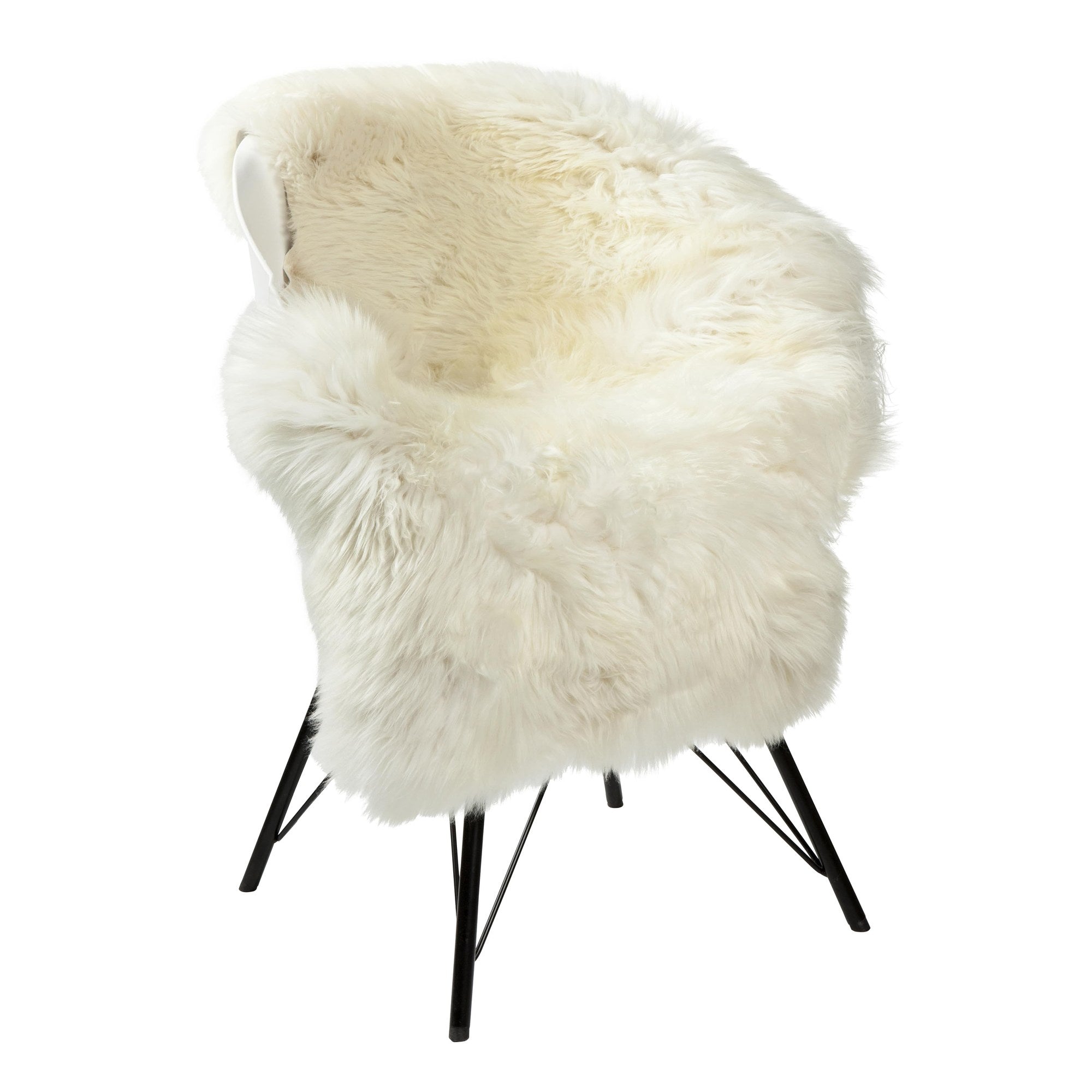 Schapenvacht XL | Natural wit | 120 x 80cm - Dyreskinn - Accessoire Loods