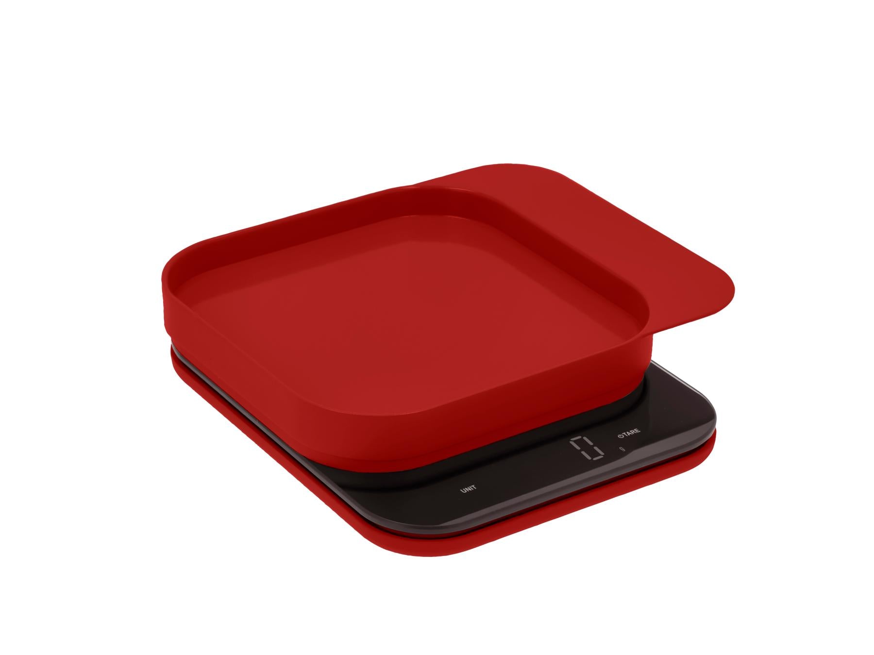 Rosti Keukenweegschaal Mensura Rood - max 10kg! - Accessoire Loods