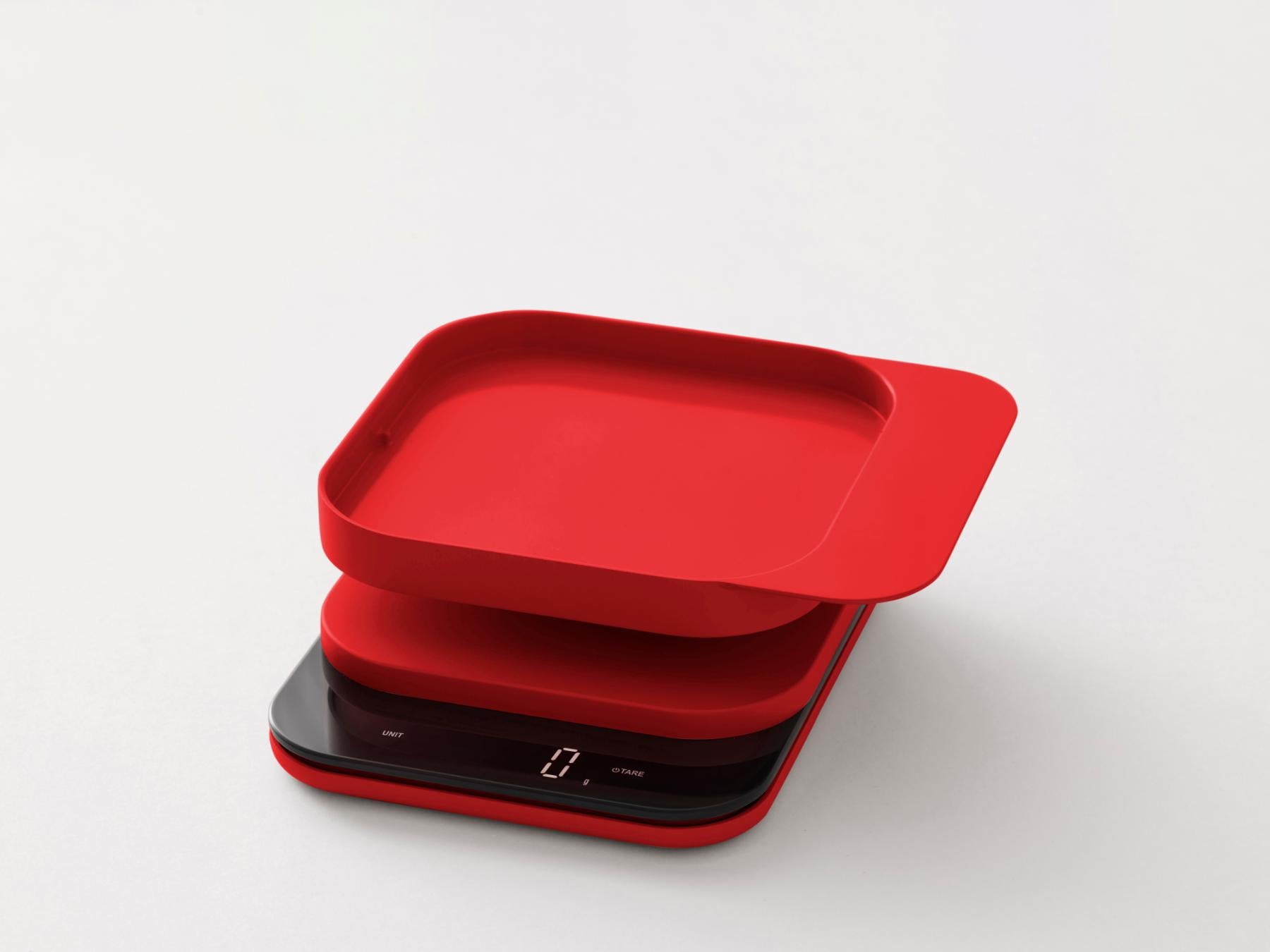 Rosti Keukenweegschaal Mensura Rood - max 10kg! - Accessoire Loods