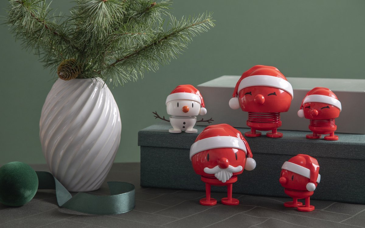 Hoptimist Bumble Kerstman Rood - Hoptimist - Accessoire Loods
