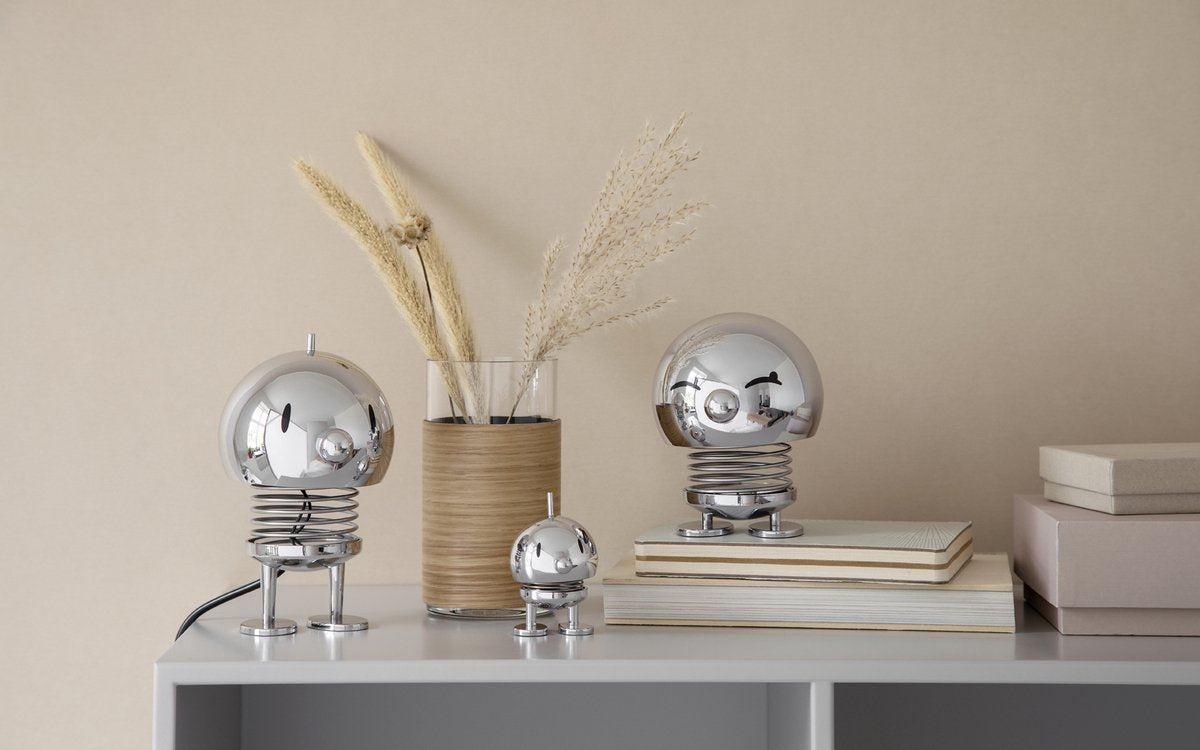 Hoptimist Lamp L Chroom - Hoptimist - Accessoire Loods