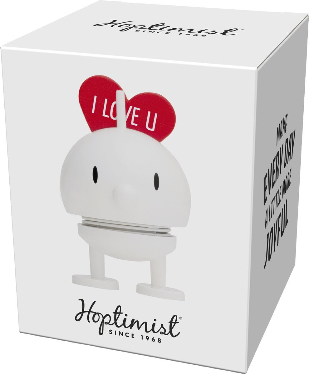 Hoptimist Love Bumble S White - Hoptimist - Accessoire Loods