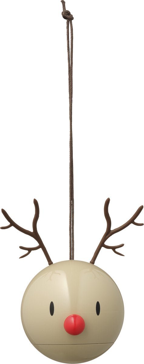 Hoptimist Rendier Ornament 2 stuks Latte - Hoptimist - Accessoire Loods
