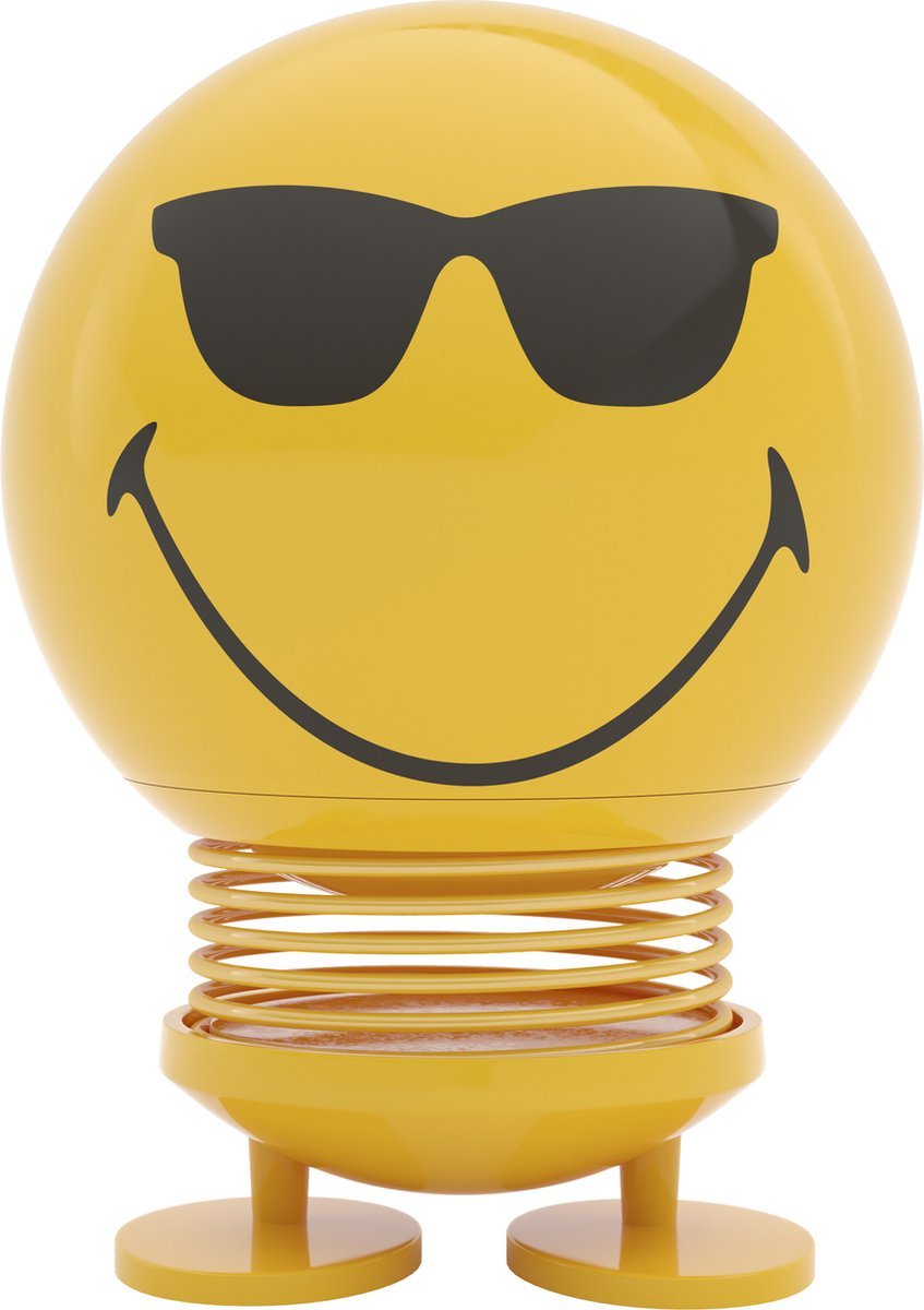 Hoptimist Smiley Cool L Geel - Hoptimist - Accessoire Loods