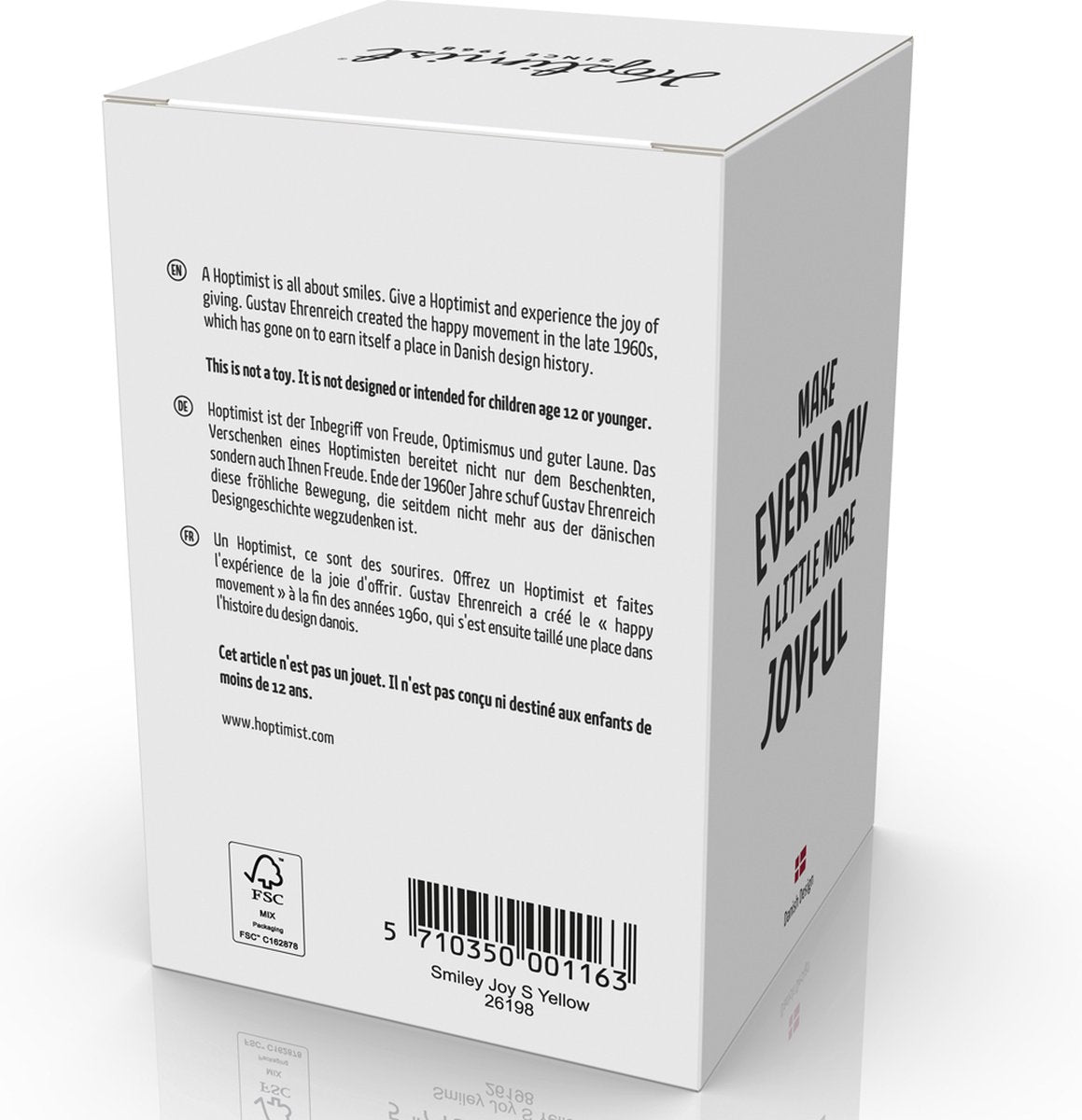 Hoptimist Smiley Joy S Geel - Hoptimist - Accessoire Loods