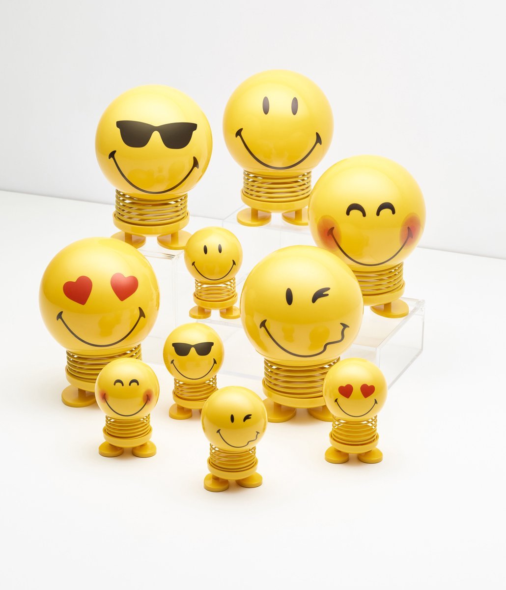 Hoptimist Smiley Love L Geel - Hoptimist - Accessoire Loods