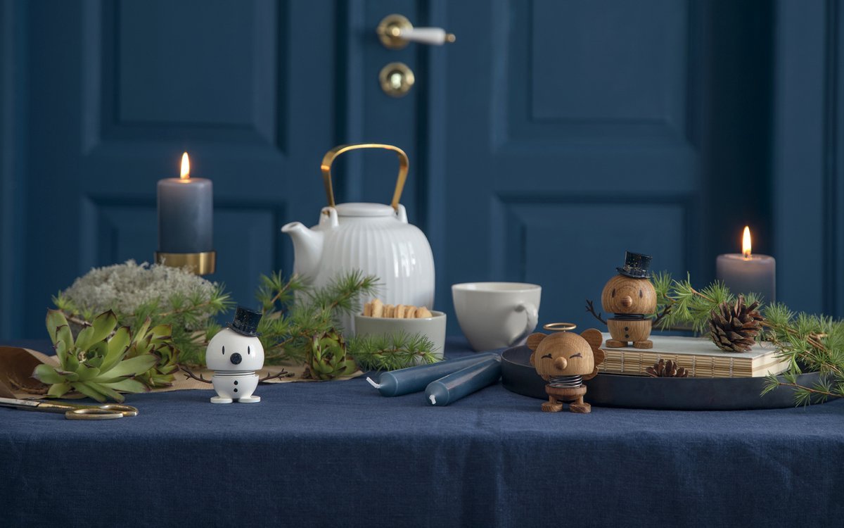 Hoptimist Sneeuwpop S Wit/Blauw - Hoptimist - Accessoire Loods
