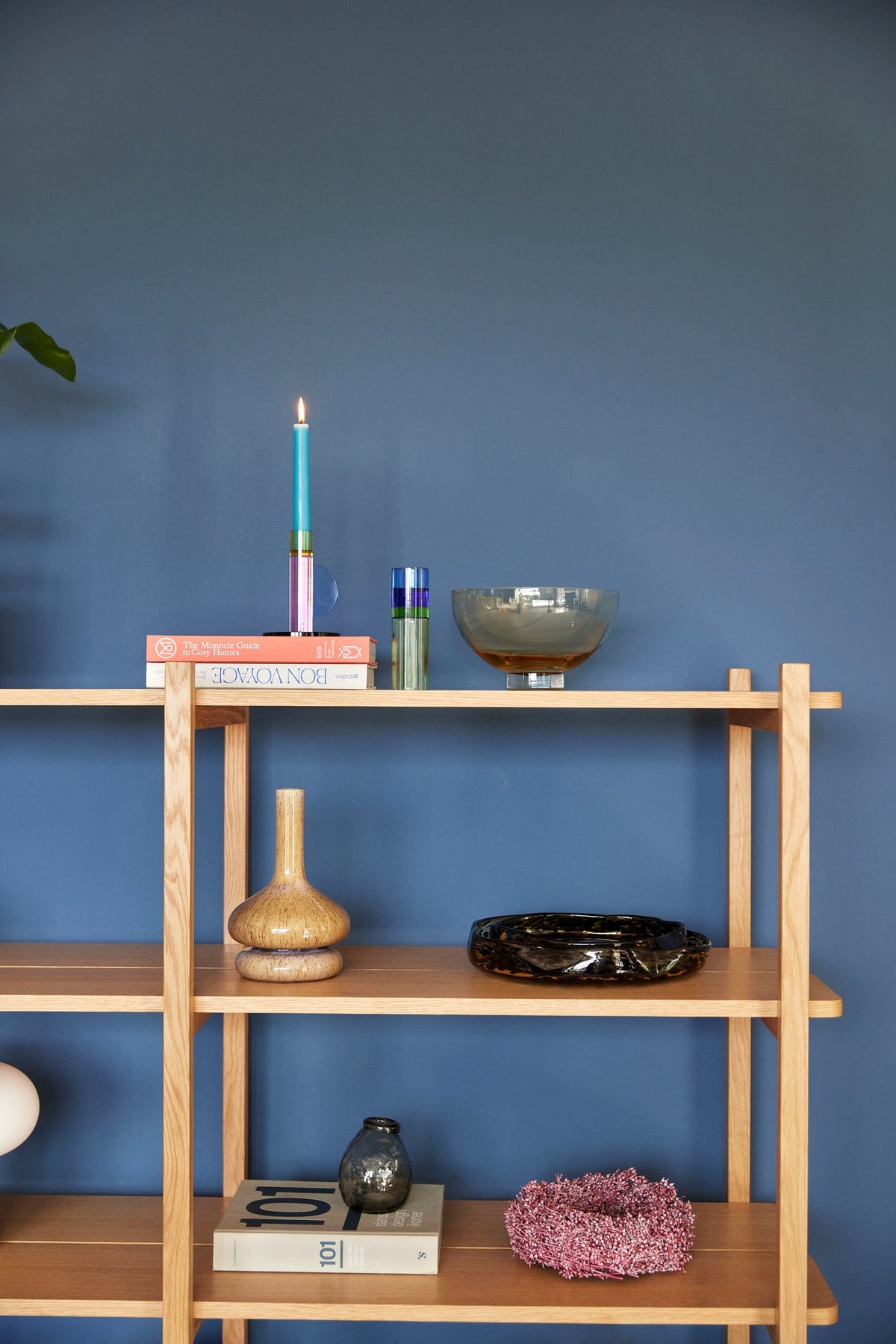 Astro Tealight Holder Green/Blue - Hübsch - Accessoire Loods