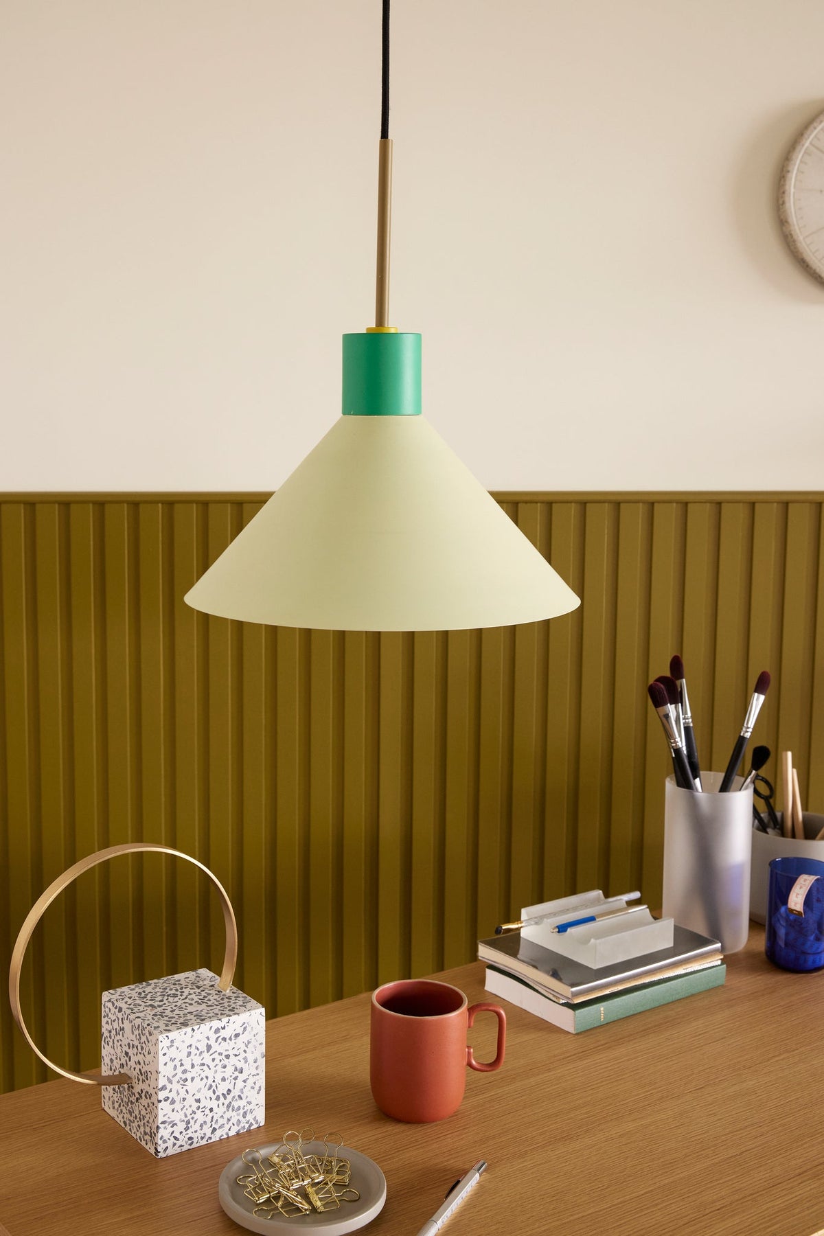 Crayon Pendant Green - Hübsch - Accessoire Loods