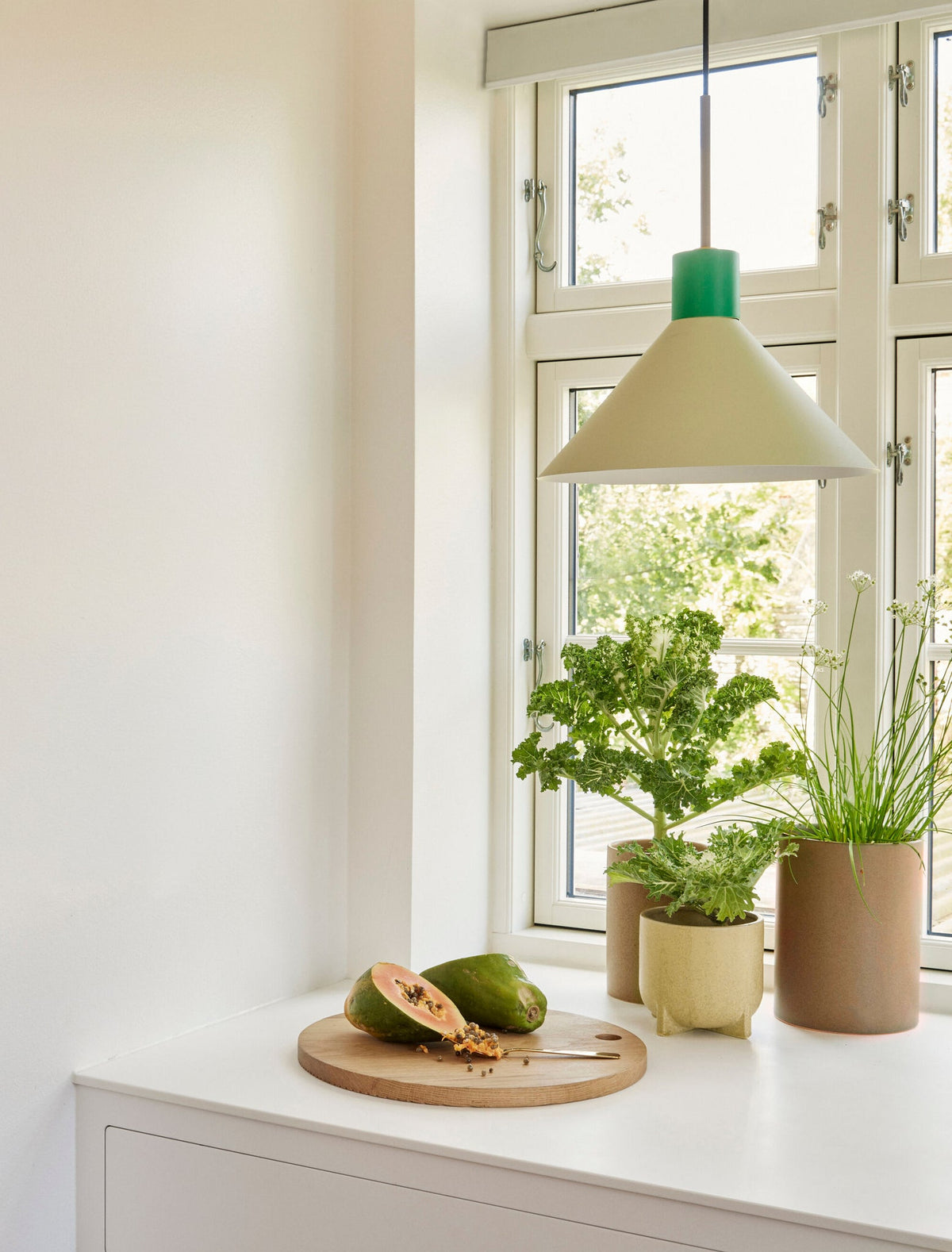 Crayon Pendant Green - Hübsch - Accessoire Loods