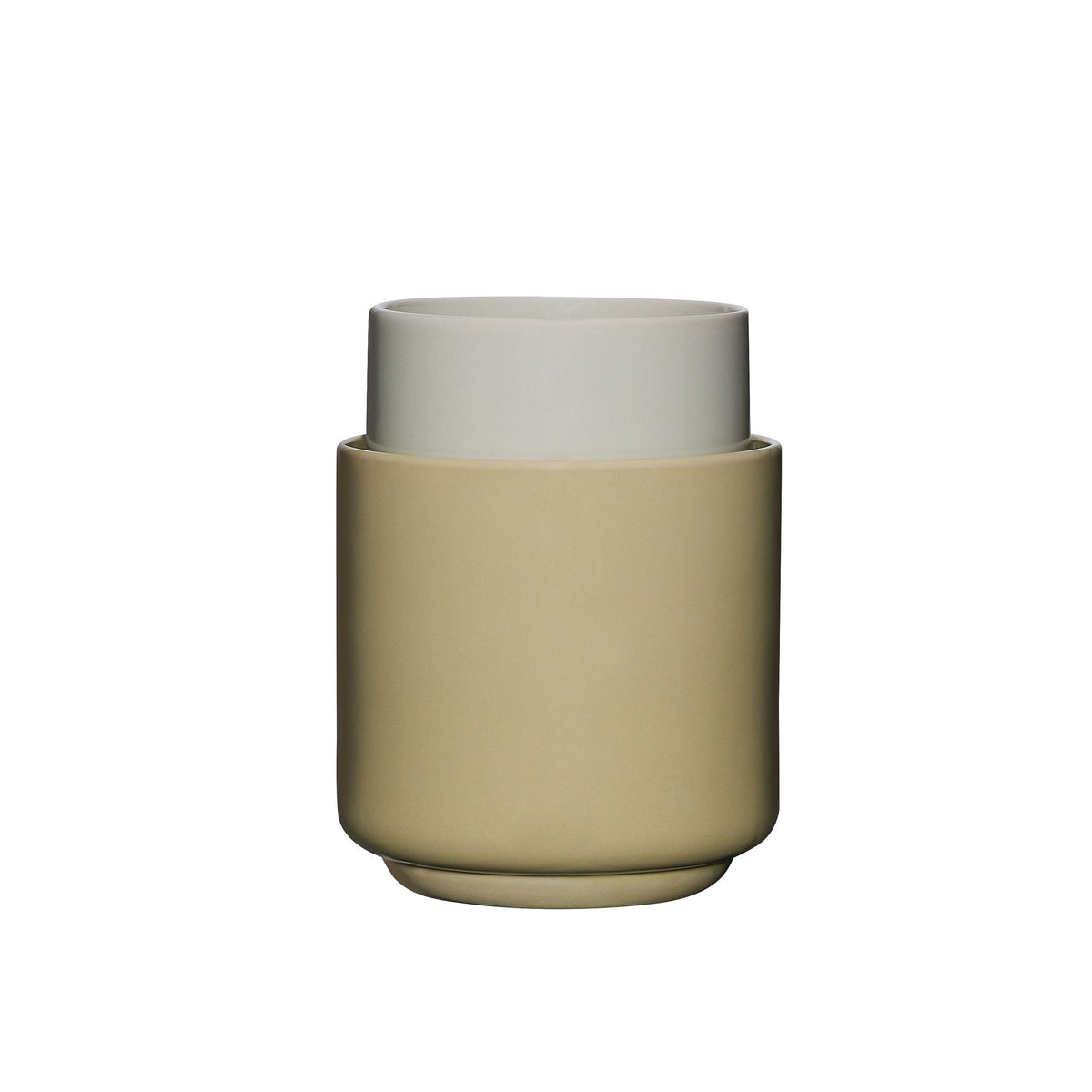 Deux Pots Light green/Sand (set of 2) - Hübsch - Accessoire Loods